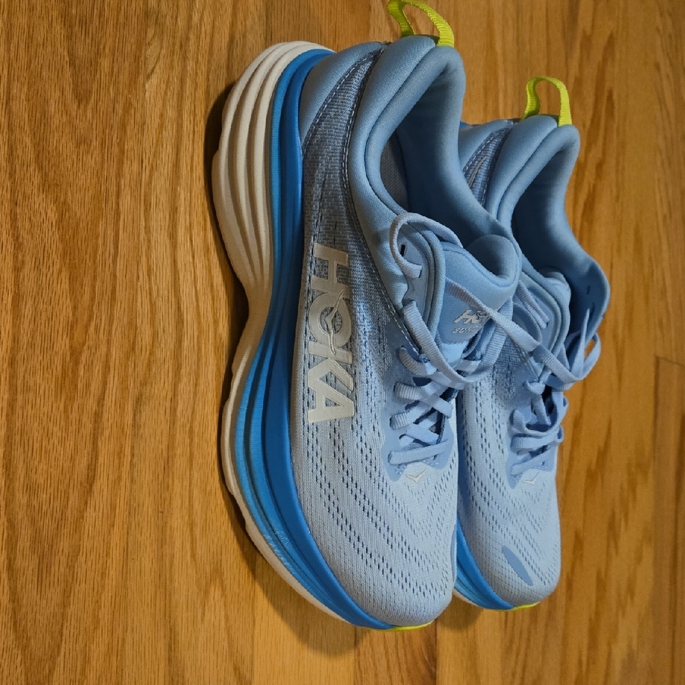 Hoka Light Blue Athletic Shoes